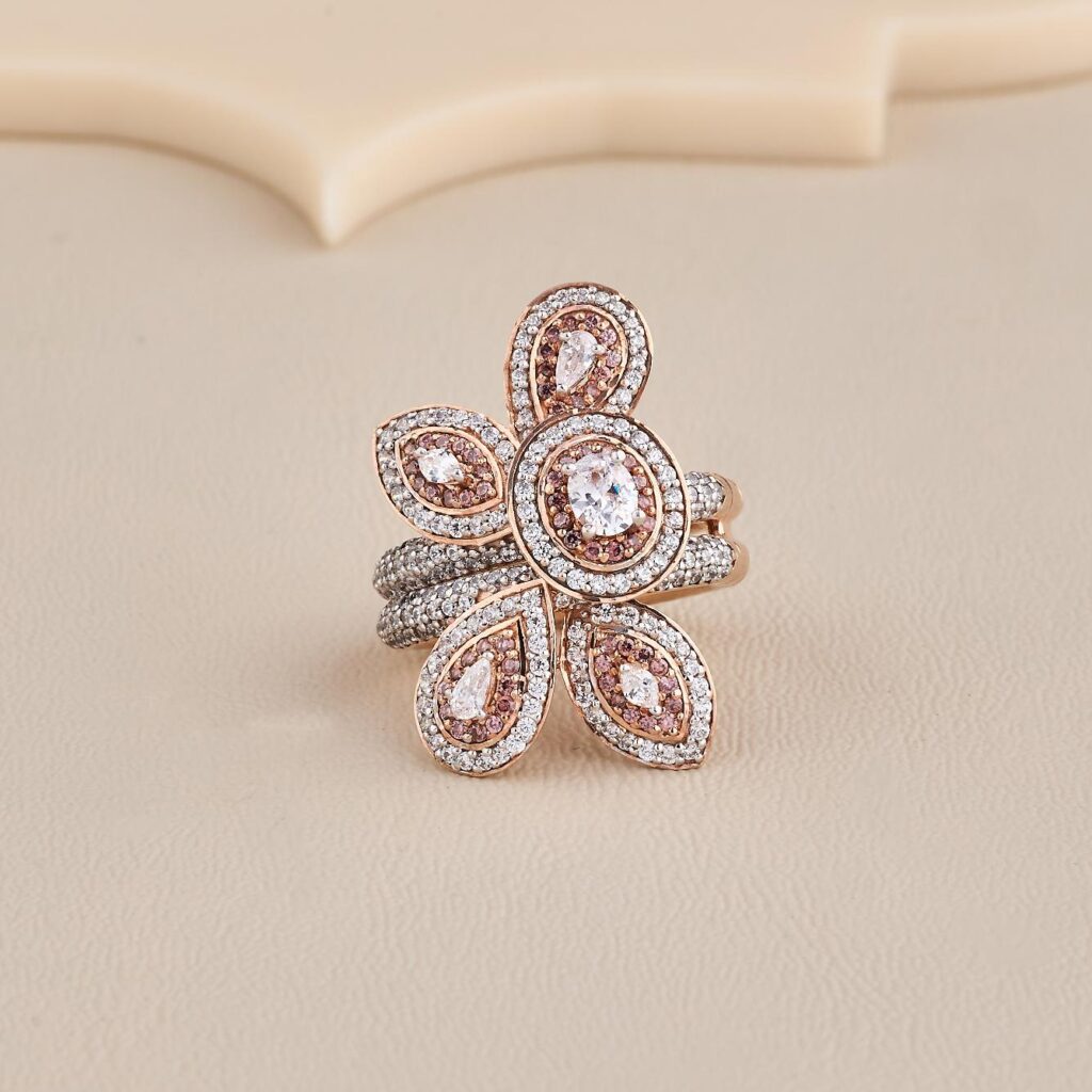 Two Finger Cum One Finger Ring - Unique Dual-Function Ring