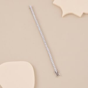 20 Cent Round Tennis Bracelet - 1