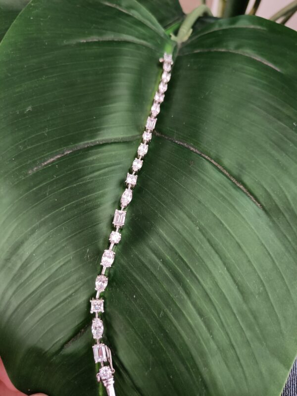 Fancy Shape Cubic Zirconia Bracelet