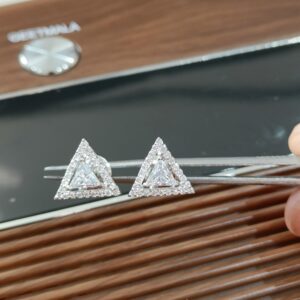 Triangle Halo Stud