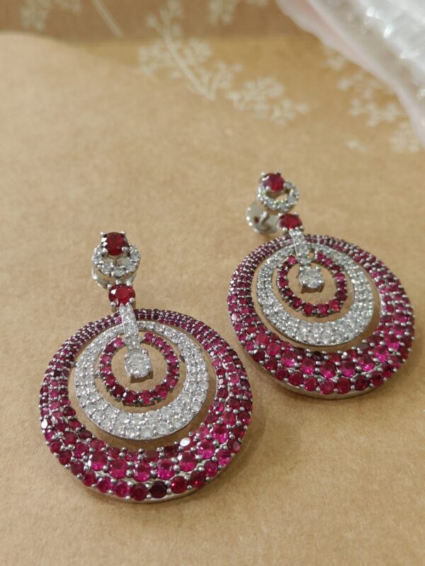 Ruby Round Dangler