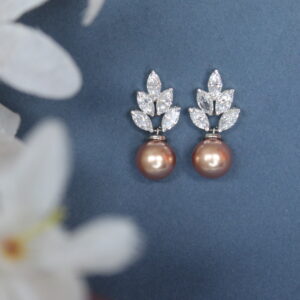 Marquis With Round Golden Pearl