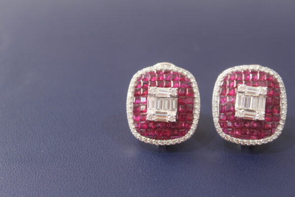 Ruby with Detachable CZ Emerald