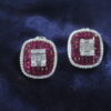 Ruby with Detachable CZ Emerald - 1