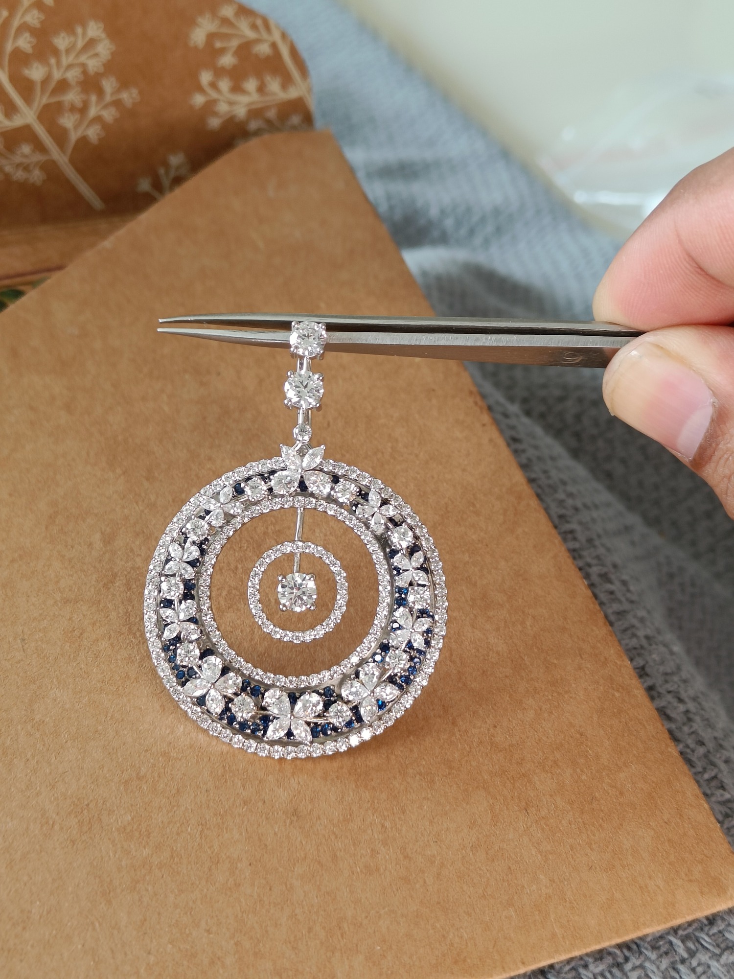 Blue Stone Pendant - 1