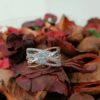 Criss Cross Solitaire Ring