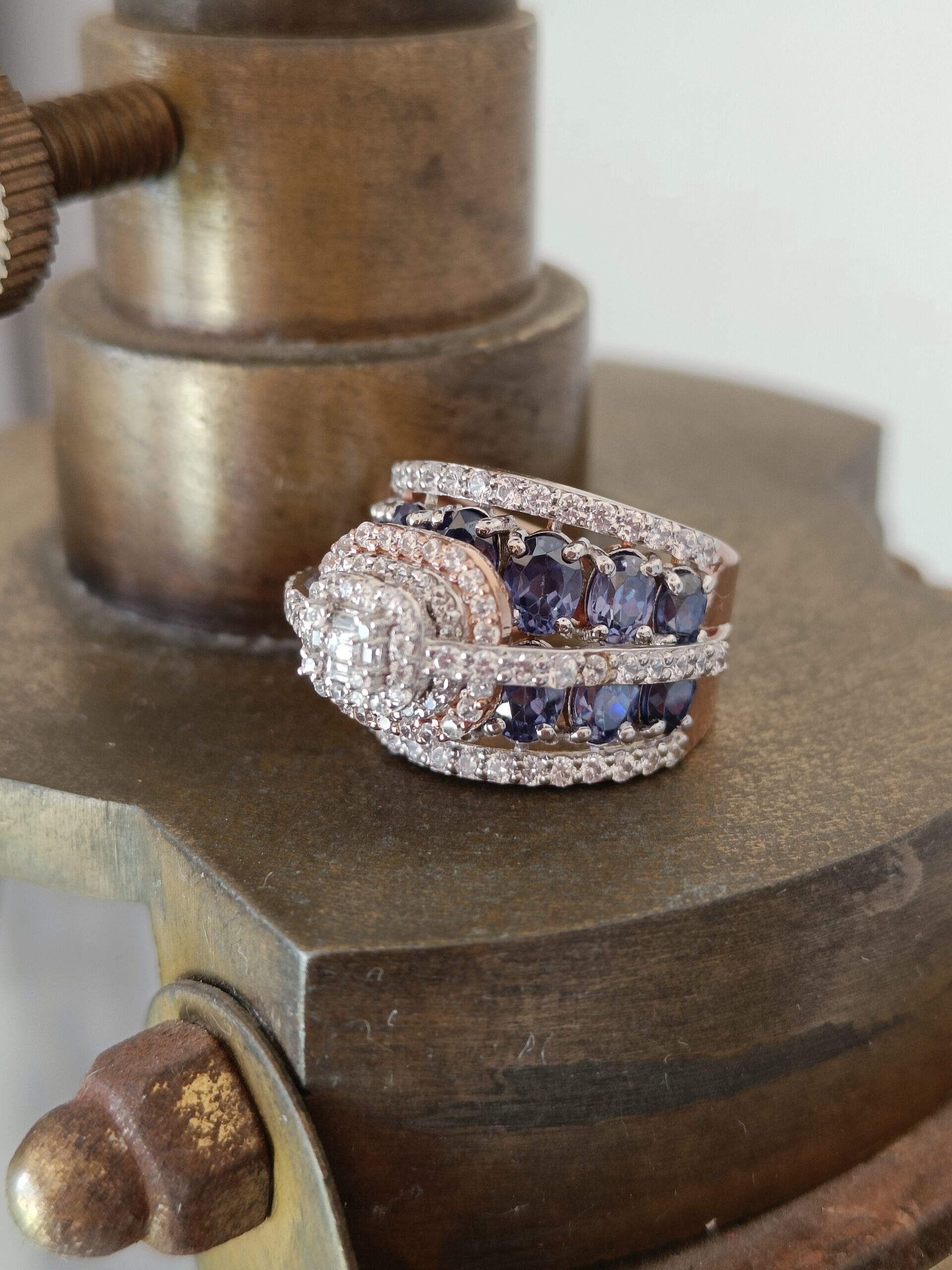 Blue Stone Cocktail Ring