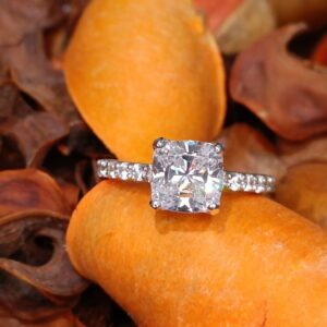 Cushion Solitaire Ring
