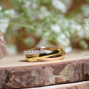 Tri Colour Ring