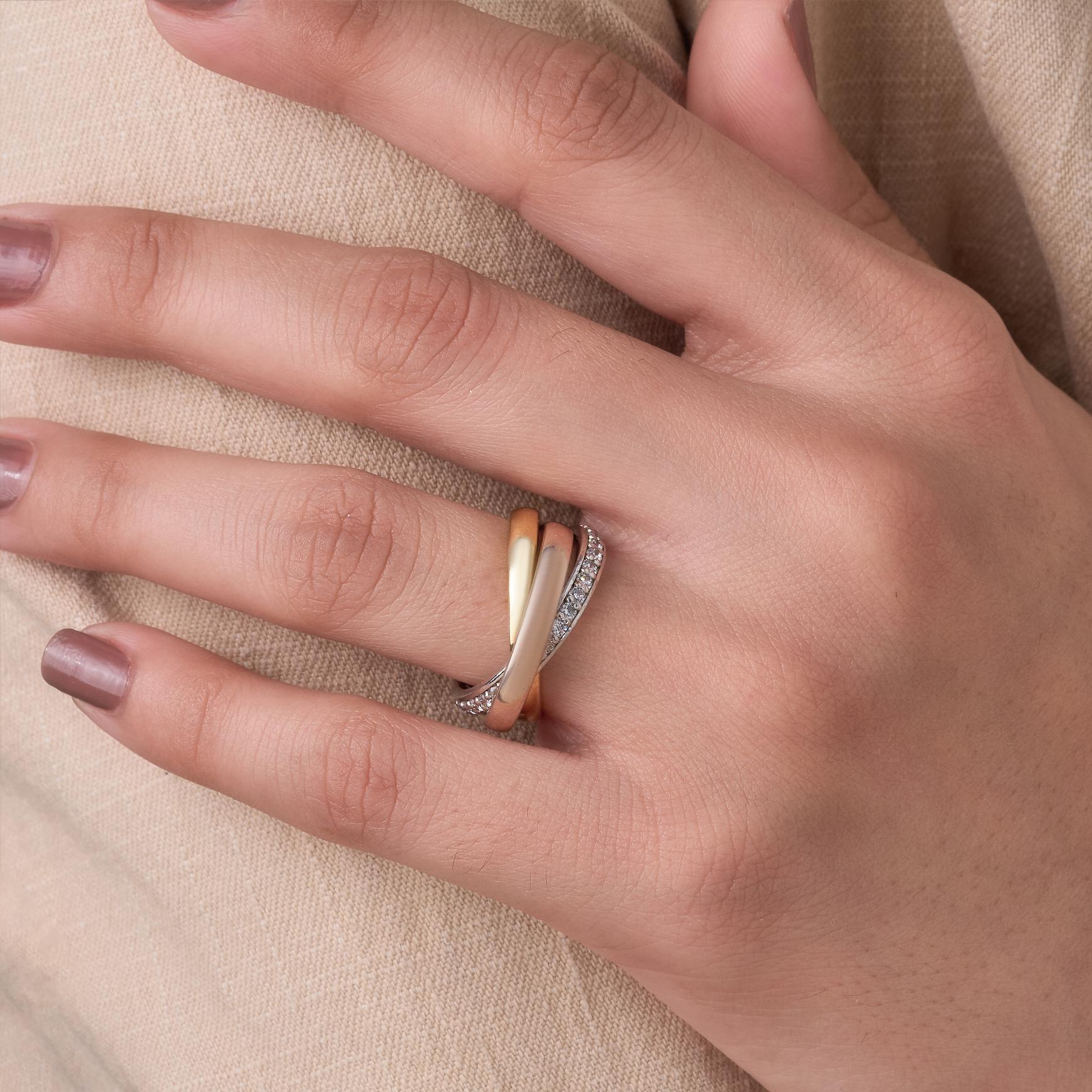 Tri Colour Ring - 2