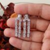 Baguette Drop Earrings