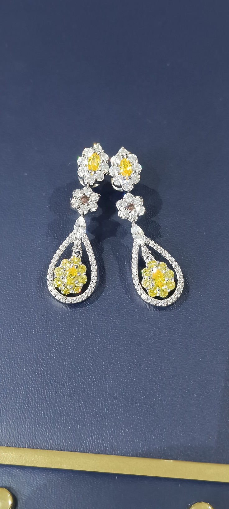 Earrings Crafted In Silver Stud