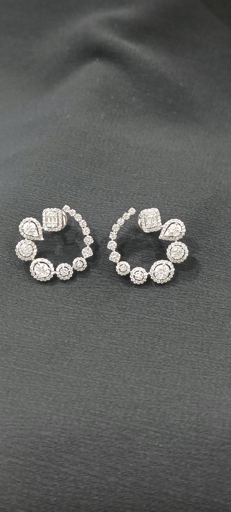 Silver Studded Earrings