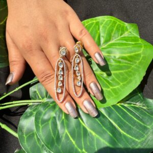 Zircon Drop Earrings