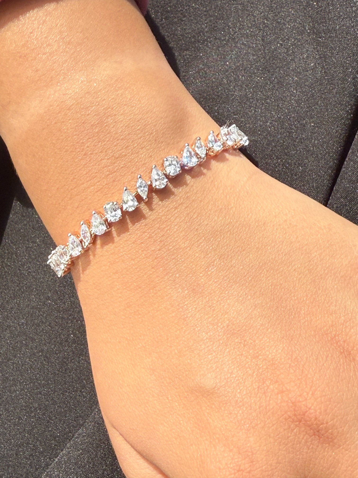 Cubic Zirconia Tennis Bracelet