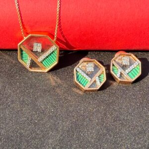 Geometric Pendant Set