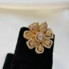 Floral Cubic Zirconia Cocktail Ring