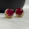 Gold Plated Convertible Stud Earrings