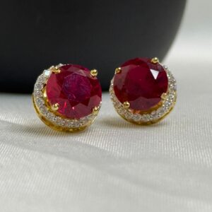Gold Plated Convertible Stud Earrings