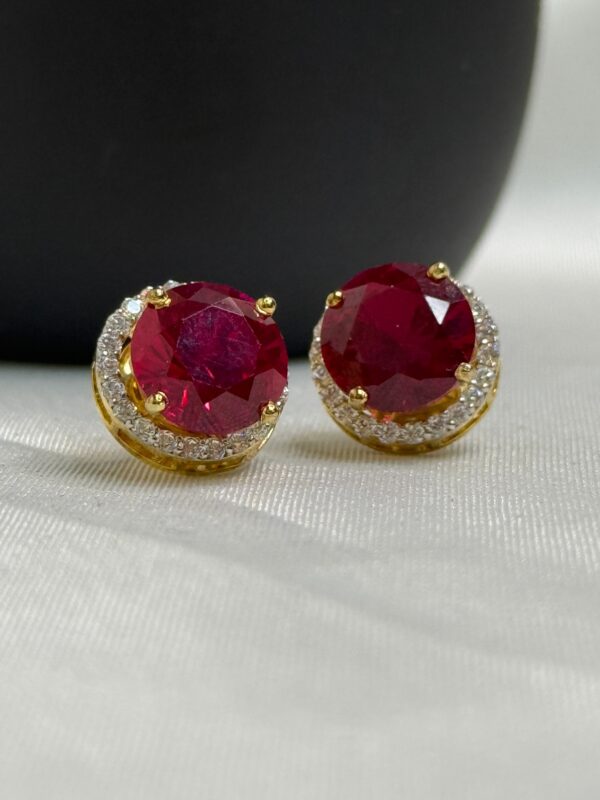 Gold Plated Convertible Stud Earrings