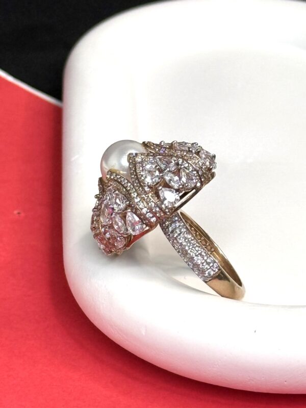 Rosegold Dome Cocktail Ring