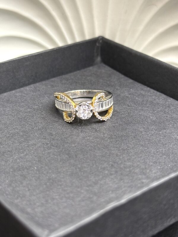 Silver Solitaire Ring
