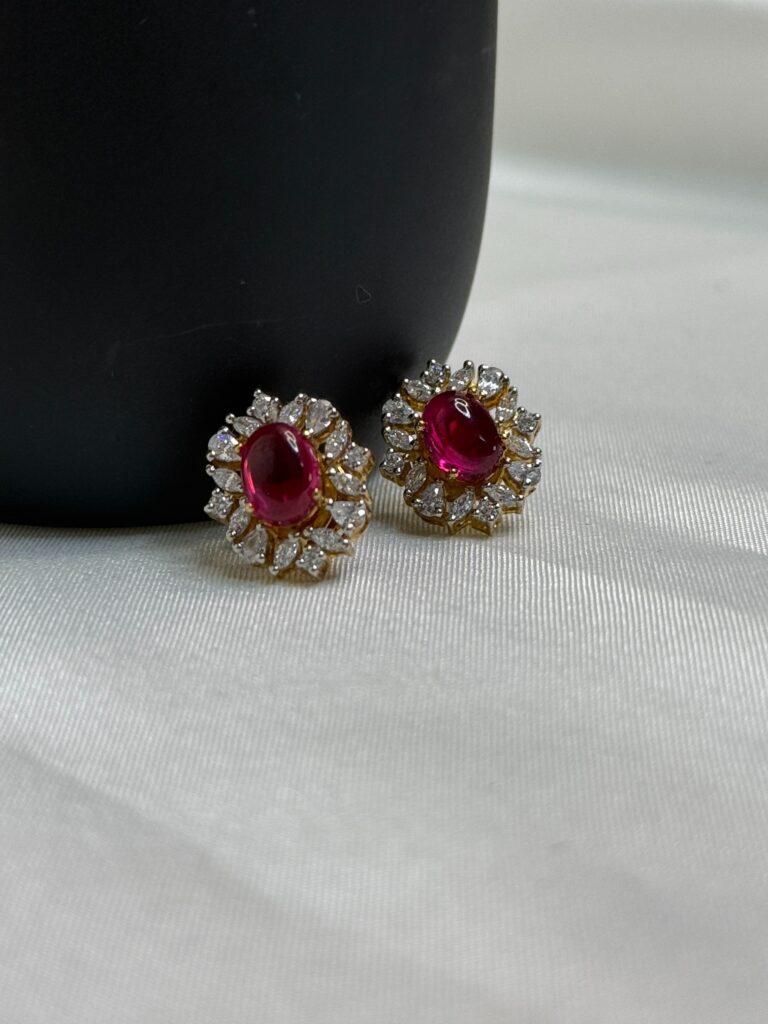 Floral Stud Earrings