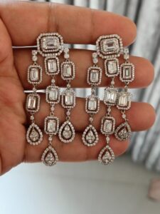 Emerald Cubic Zirconia Earrings