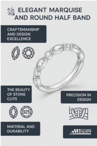 Marquis and Round Half Band