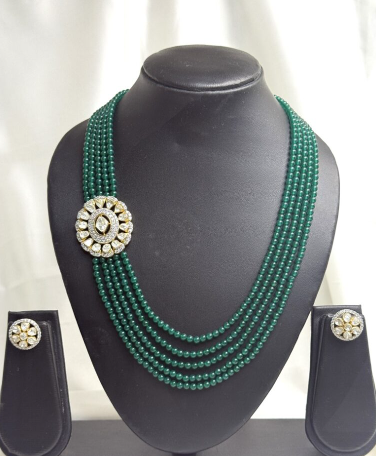 Green Beaded Necklace