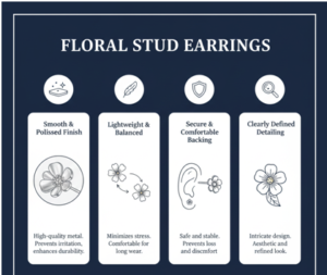 Floral Stud Earrings