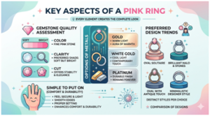 Pink Oval Ring A Perfect Blend of Romance and Modern Style