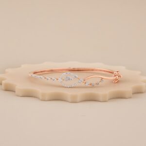 Infinity Gaze Diamond-Look Bracelet - 1