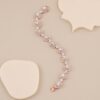 Seraphina Rose Gold Sparkle Heart Bracelet - 1