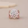 Crystal Bloom Multi-Row Wide Band - 1