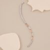 Elara Two-Tone Crystal Link Tennis Bracelet - 1