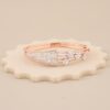 Rose Gold Multi-Line Sparkle Bracelet - 1