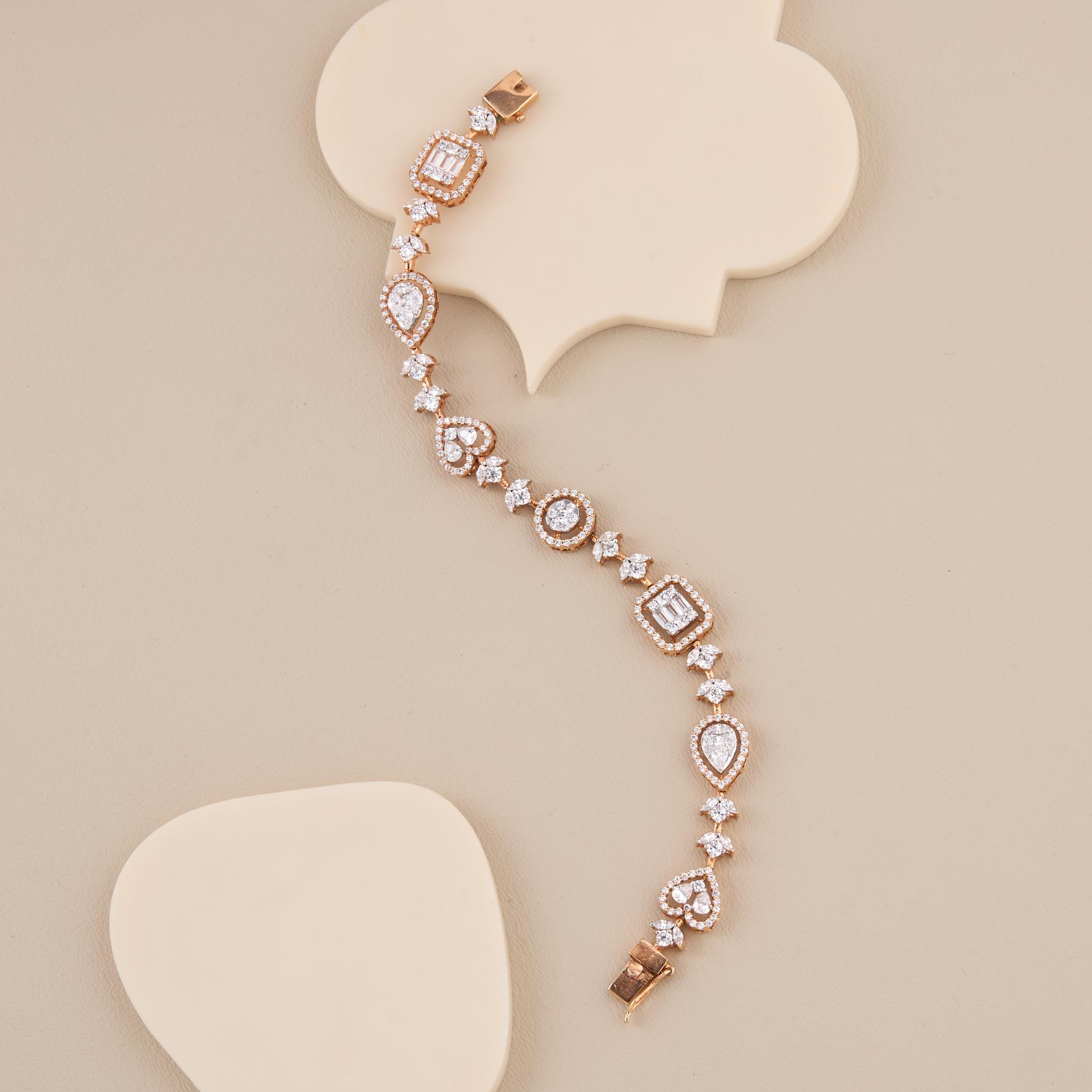 Seraphina Multi-Shape Sparkle CZ Bracelet - 1 Seraphina Multi-Shape Sparkle CZ Bracelet - 1