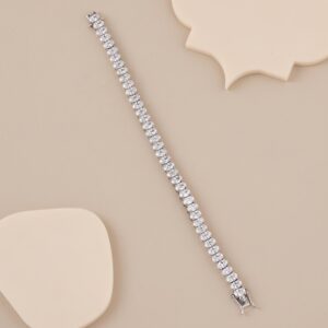 Celeste Classic Round CZ Tennis Bracelet - 1