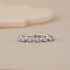 Luminous Square CZ Eternity Band - 1