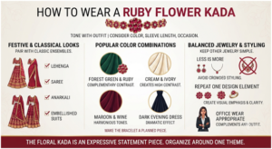 Ruby Flower Kada